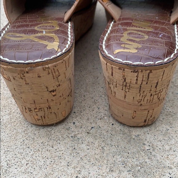 💚Sam Edelman Ranger Cork Wedge Platform Size 8.5 - Picture 6 of 8